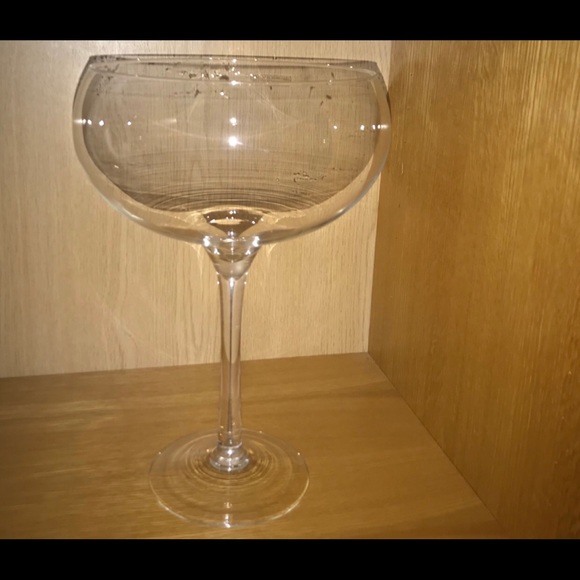 New Tall Glass Compote 22 1/2” Tall 7 7/8” Rim - Picture 16 of 16